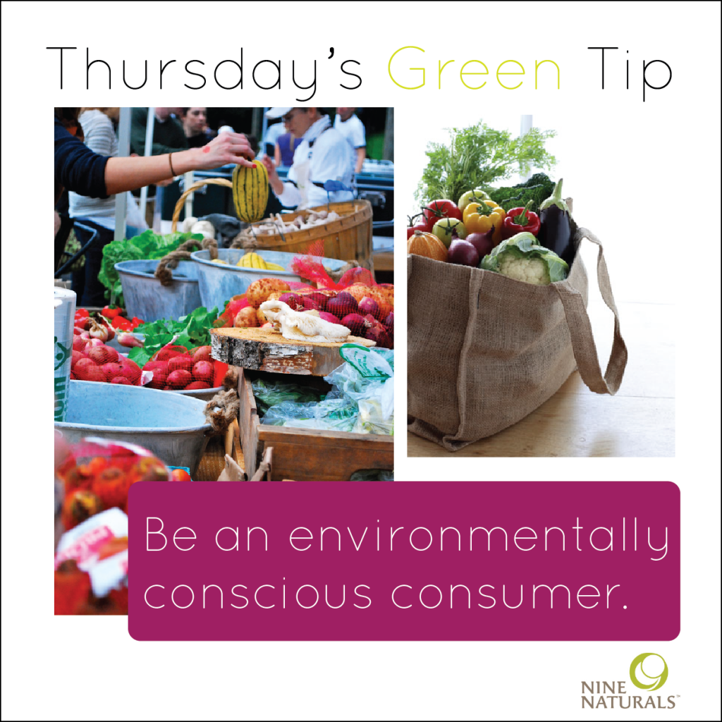 green tip, environmentally, environmental, conscious, shopper, farmer's market