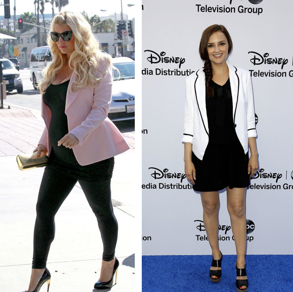 blazer, pregnancy, jessica simpson, rachel leigh cook