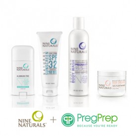 Nine Naturals + PregPrep Bodycare Bundle